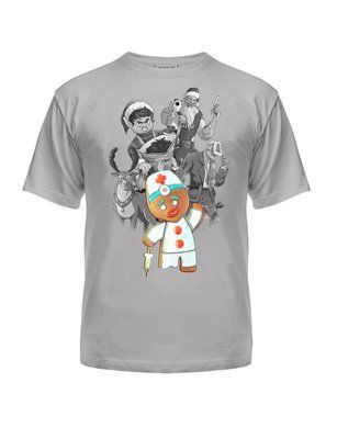 Футболка мужская Christmas Doctor (серая) 8000119-1 фото