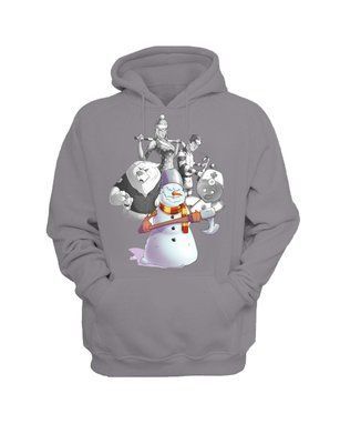 Худи мужское Christmas Maniac (серая) 9000811-1 фото